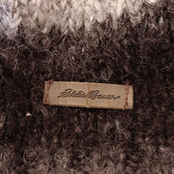 Eddie Bauer Wool Blend Sweater. Coastal Cowgirl,  Twee - Picture 9 of 11